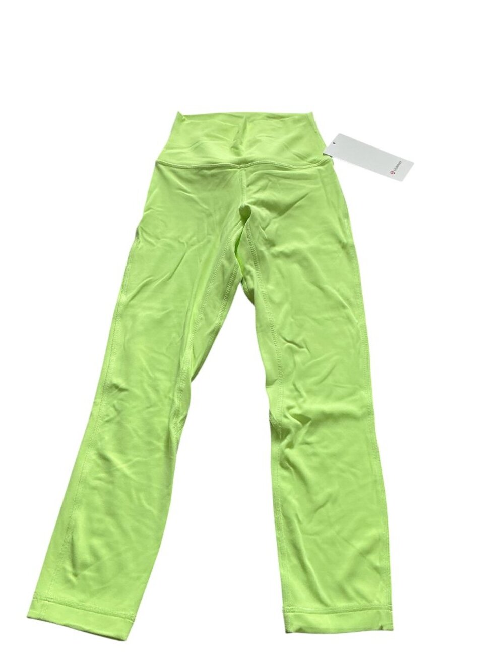 Lululemon Align High Rise Crop 23" Neon Green Size 2 NEW
